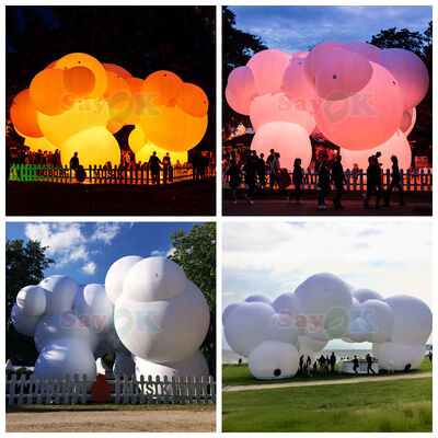 เต็นท์อากาศขนาดใหญ่ขนาด 12m x 7m รูปแบบเมฆแบบอากาศแบบอากาศแบบอากาศแบบอากาศแบบอากาศแบบอากาศแบบอากาศแบบอากาศแบบอากาศแบบอากาศแบบอากาศแบบอากาศแบบอากาศแบบอากาศแบบอากาศแบบอากาศแบบอากาศแบบอากาศแบบอากาศแบบอากาศแบบอากาศแบบอากาศแบบอากาศแบบอากาศแบบอากาศแบบอากาศแบบอากาศแบบอากาศแบบอากาศแบบอากาศแบบ LED และล็อกโก้ที่สามารถปรับแต่งได้สําหรับงานกลางแจ้ง