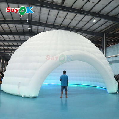 ไฟ LED ห้องเต็นท์โดมแบบอัดน้ําแบบอัดลม มีขนาดปรับเปลี่ยนได้ สําหรับงานกลางแจ้ง