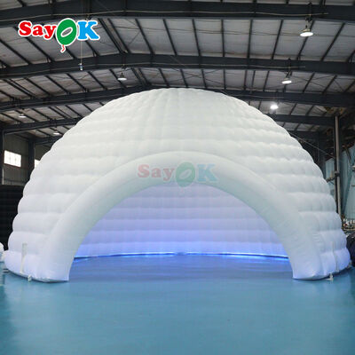 ไฟ LED ห้องเต็นท์โดมแบบอัดน้ําแบบอัดลม มีขนาดปรับเปลี่ยนได้ สําหรับงานกลางแจ้ง