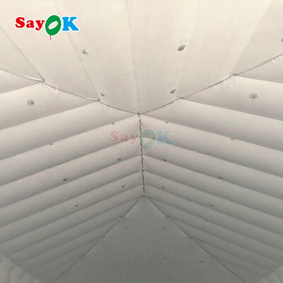 เต็นท์อากาศพัดลม PVC กันน้ําและกันไฟพกพา สําหรับกิจกรรมกลางแจ้งและงานเลี้ยง