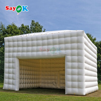 เต็นท์เป่าลม PVC กันน้ำพร้อมไฟ LED สำหรับกิจกรรมกลางแจ้งและเต็นท์ไนท์คลับแบบพกพาที่ปรับขนาดได้