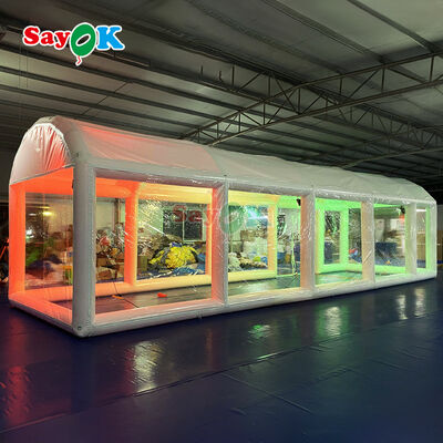 เต็นท์สระว่ายน้ำเป่าลม PVC กันน้ำ กันอากาศ และหน่วงไฟ สำหรับกิจกรรมกลางแจ้ง