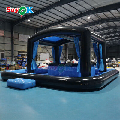 Waterproof Flame-Retardant Customizable Inflatable Pool Bar for Outdoor Events and Backyard Parties