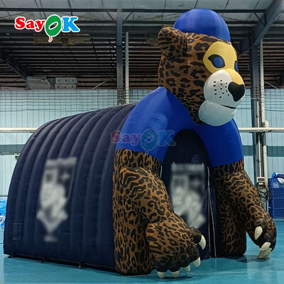 Customized Size Inflatable Tunnel Tent for Football Sports with Durable 210D Oxford Cloth and Portable Easy Setup