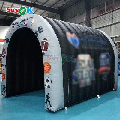 Custom Portable Inflatable Tunnel Tent for Outdoor Events Football Sports