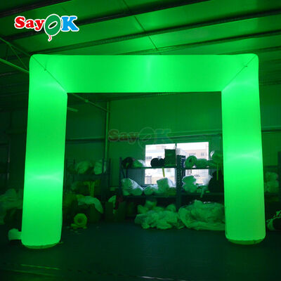 Portable Outdoor Inflatable LED Arch for Events Parties Advertisings