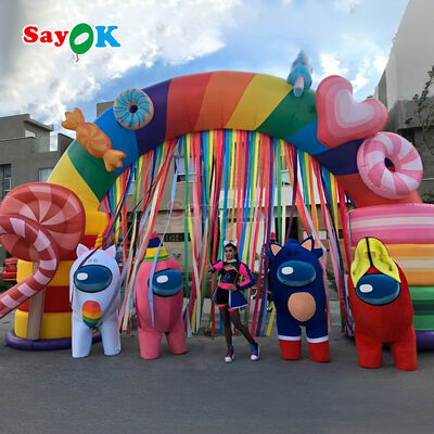 Waterproof Outdoor Inflatable Birthday Arch with Easy Setup