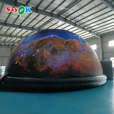 โปรเฟชั่นแนล โมบายล์ พลานิตารีਅਮโดม 10 เมตร สําหรับโรงเรียน