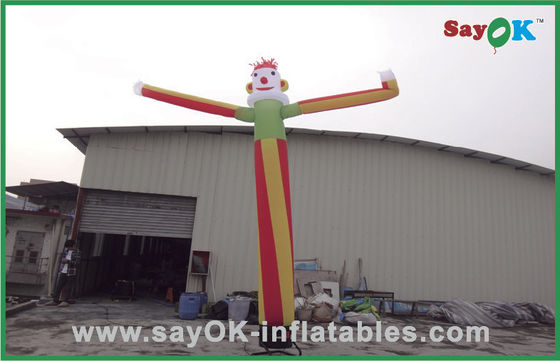 คนโฆษณาทำให้พอง 6m นักเต้นระบำอากาศที่มีสีสันโฆษณาคนคลื่นทำให้พอง