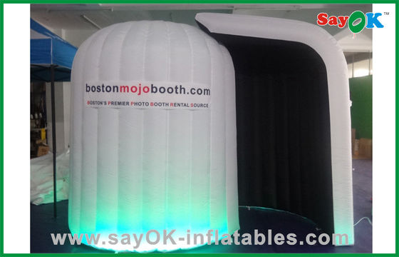 บูธโฆษณาแสดงผลิตภัณฑ์พองแสงสีชมพูที่กำหนดเองด้วยผ้า Oxford ควบคุมระยะไกล