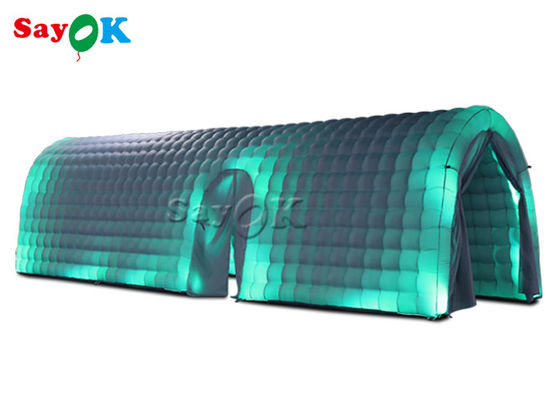 เต็นท์อัดลมแบบสั่งเอง ผ้าอ็อกซ์ฟอร์ด สีขาว เต็นท์อุโมงค์อัดลมด้วย LED