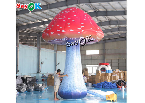 5m 16.5ft เต็มพิมพ์สีพองเห็ดพร้อมเครื่องเป่าลม