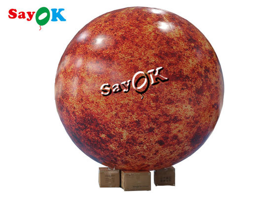 เวทีคอนเสิร์ตการตกแต่งแสงสว่างที่ทำให้พองได้ Big Blow Up Burning Sun For Party Night