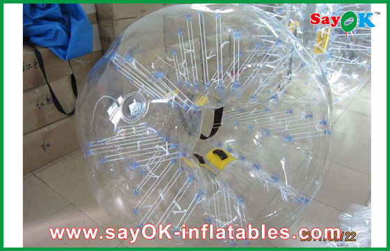 พีวีซีพองกีฬาเกมส์ 0.6mm TPU 1.5m DIA Inflatable Body Bumper Ball