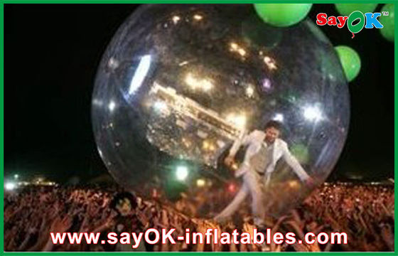 พีวีซีพองกีฬาเกมส์ 0.6mm TPU 1.5m DIA Inflatable Body Bumper Ball