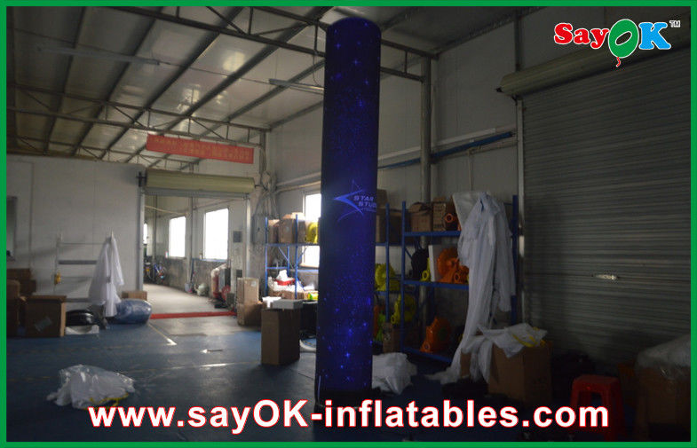 4m Decoration / Advertising Inflatable Columns กับ Hangouts 500w Bulbs