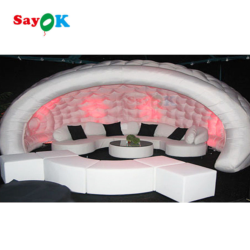 เต็นท์ลูกโลกพองแบบพกพาเชิงพาณิชย์เต็นท์พองสำหรับโปรโมชั่นงานแสดงสินค้าต้านทานลม