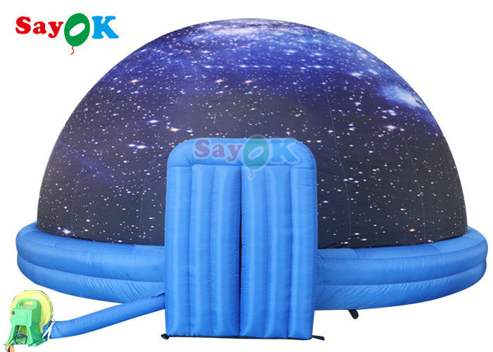 26.2ft Inflatable Projection Planetarium Tent วัสดุผ้า Oxford