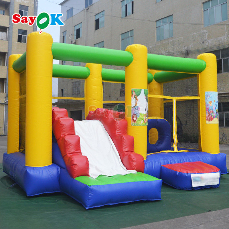 Sayok Commercial Bounce House อุปกรณ์อัดลม อัดลมปราสาท อัดลมภายนอก อัดลมสําหรับงานปาร์ตี้