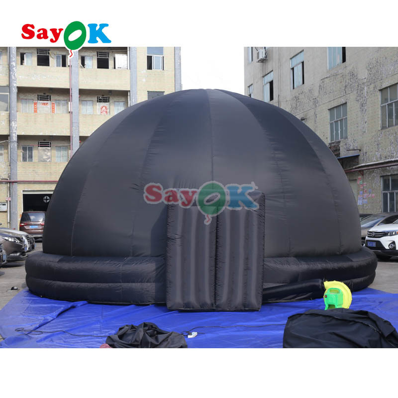 7m Diameter Inflatable Planetarium Dome with Free 3D Design and Emergency Escape Feature