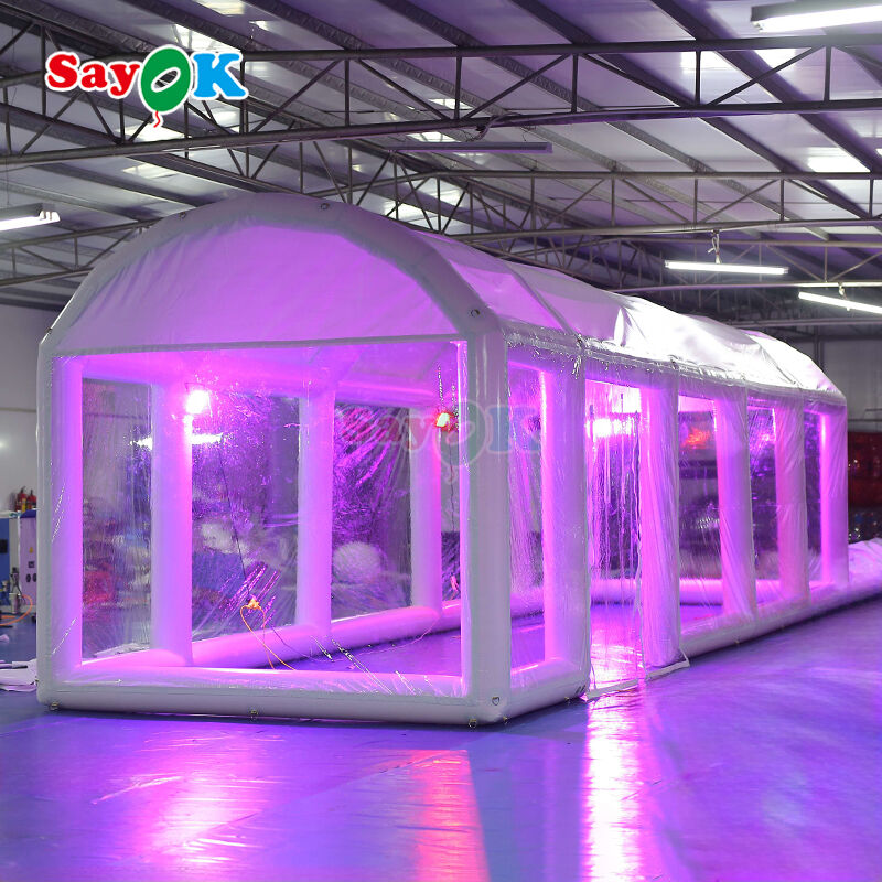 เต็นท์สระว่ายน้ำเป่าลม PVC กันน้ำ กันอากาศ และหน่วงไฟ สำหรับกิจกรรมกลางแจ้ง