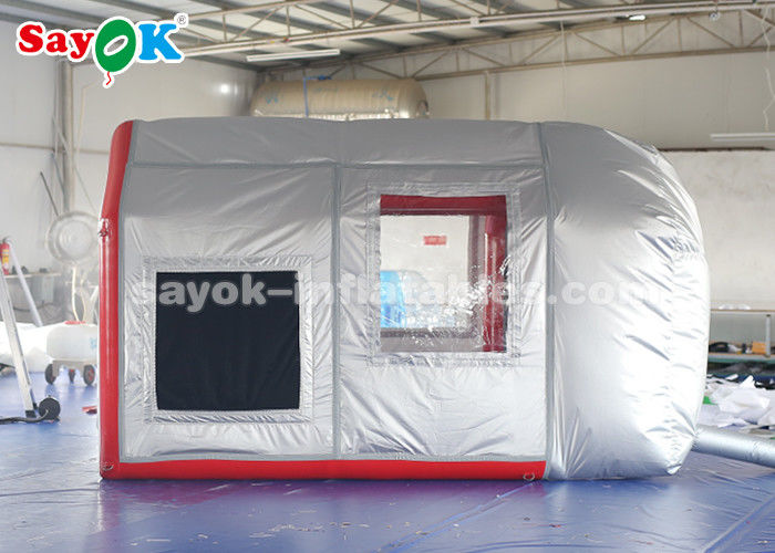 ห้องเต็นท์รถยนต์แบบลมเคลื่อนไหว ห้องเต็นท์อากาศแบบลมสําหรับสถานที่จอดรถ