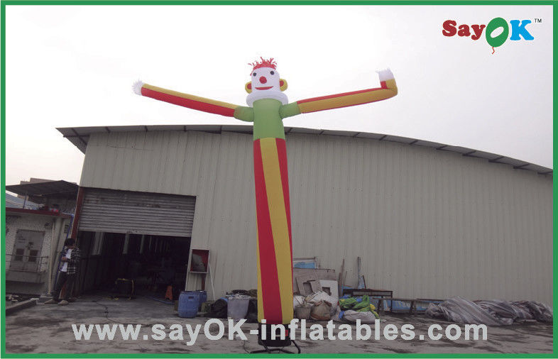 คนโฆษณาทำให้พอง 6m นักเต้นระบำอากาศที่มีสีสันโฆษณาคนคลื่นทำให้พอง