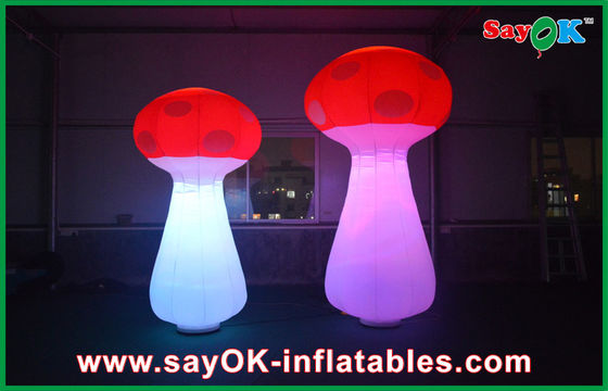 Air Blown Inflatable เหตุการณ์โคมไฟสีส้มเห็ด Inflatable