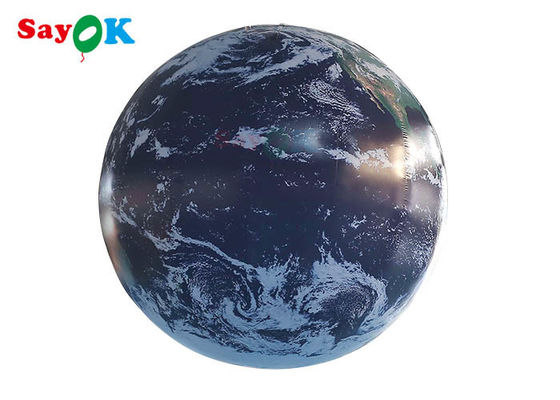 OEM PVC Inflatable Earth Globe สำหรับโฆษณา Blow Up Planet Ball