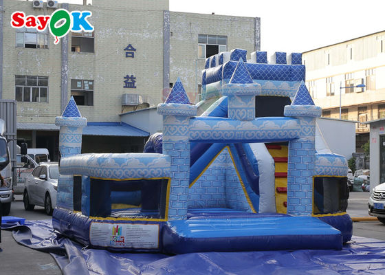 สวนสนุกเป่าลม 1000D Bounce House Commercial Castle Playground