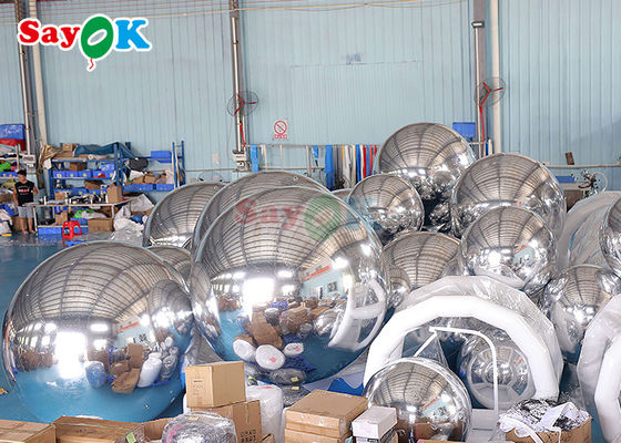 สีสัน PVC บอลสะท้อนอากาศ บอลสะท้อนอากาศ เครื่องประดับคริสต์มาส บอลสะท้อนอากาศ กระจก บอลสะท้อนอากาศ โฆษณา