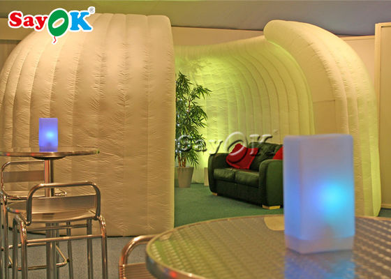 เต็นท์ครอบครัวพองที่กำหนดเอง 6.5x2.4mH แบบพกพาเต็นท์โดมปาร์ตี้พองสำหรับงานบ้าน