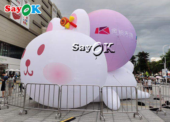 กระต่ายกระต่ายลมตัวละครการ์ตูนลมด้วย RGB LED Lighting