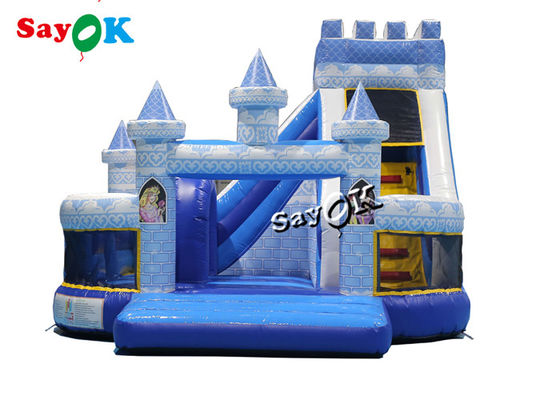 5m 16.5ft Blue Princess ปราสาทตีกลับ Commercial Jumping Jumping Hhouse